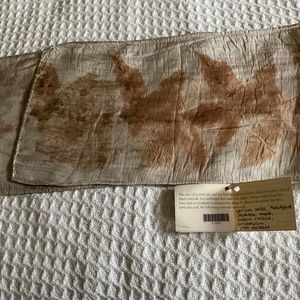 Eco Printed Silk Scarf
